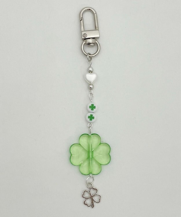 WEGO クローバービーズキーホルダー 柄3