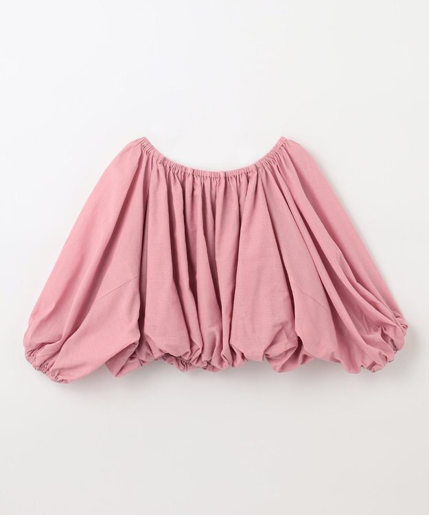 NAVE 【Nave　洗える】シアーリリーブラウス ピンク系