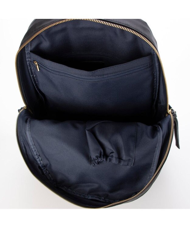 UNBILLION 【テレビ ドラマ着用アイテム】ペルケ perche / ナイロン牛革付属リュック ブラック