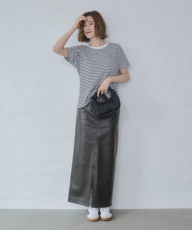 WEGO 【SMLサイズ展開】U.S. POLO ASSN.別注コンパクトTシャツ ホワイトボーダー