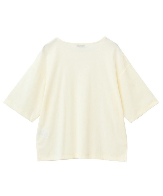 earth music&ecology シアーベロアＴｅｅ Ivory