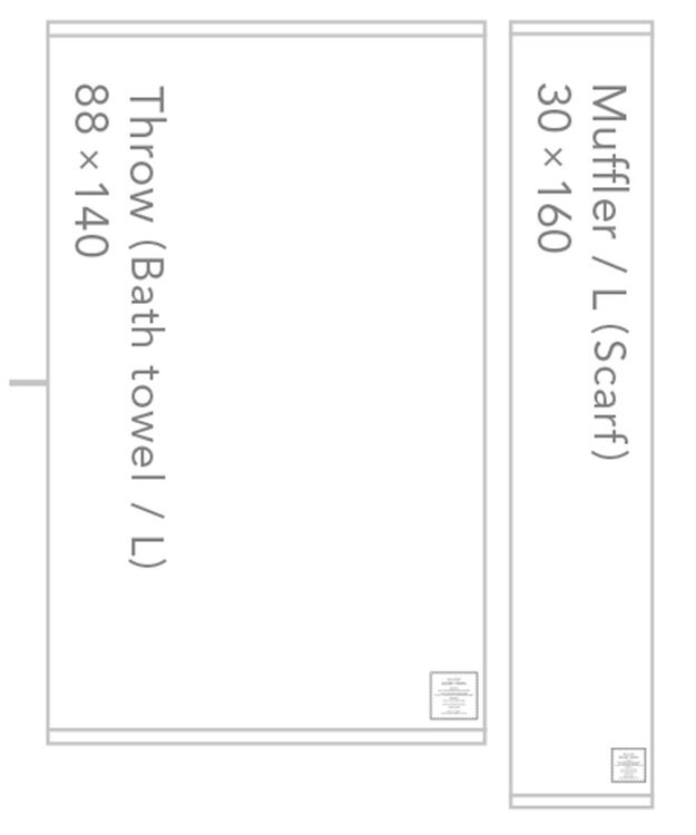 SHINTO TOWEL 【2.5-PLY GAUZE】 スローケット Deep Red