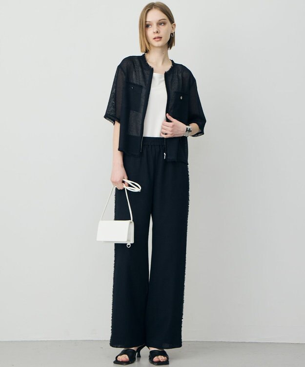 ICB レーヨンブライトポンチ キャミソール オフホワイト