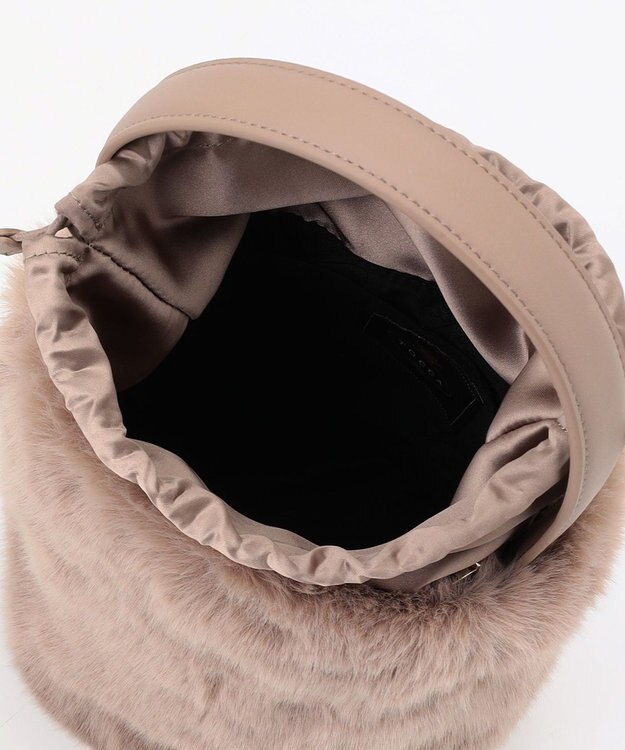 TOCCA 【ショルダー取り外し可能】MILKY TEA FURBAG ファーバッグ ベージュ系