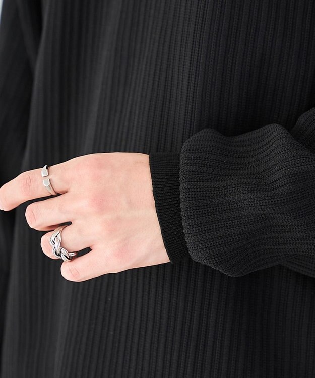 WEGO クリアライトメッシュポロプルオーバー ブラック