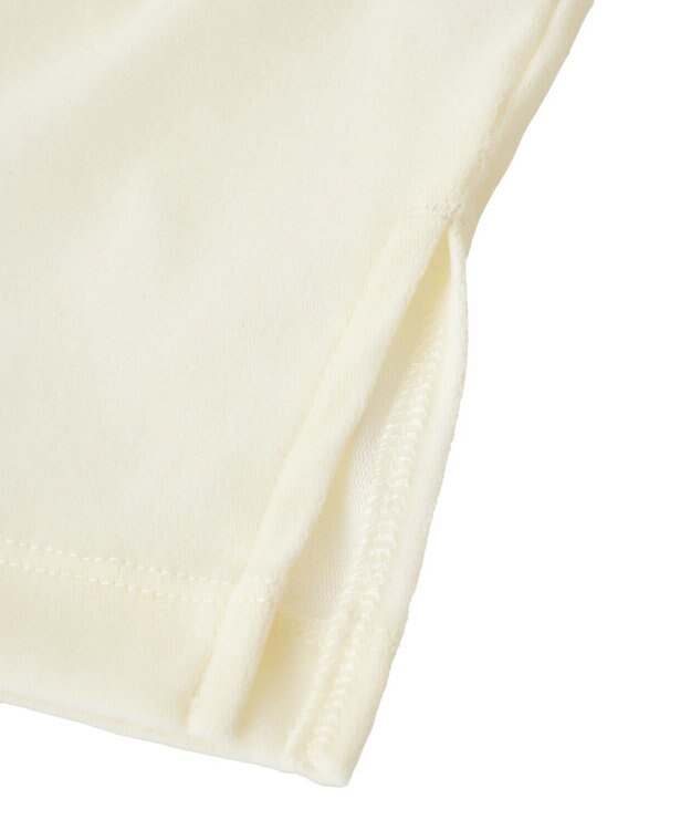 earth music&ecology シアーベロアＴｅｅ Ivory