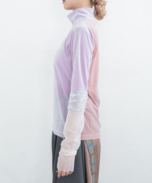 COQ FROST ベロアタートルインナー ライラック