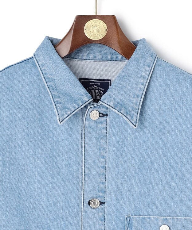 J.PRESS MEN 【J.PRESS ORIGINALS】SHIOTA US NAVY Denim Jacket / Japan Made サックスブルー系