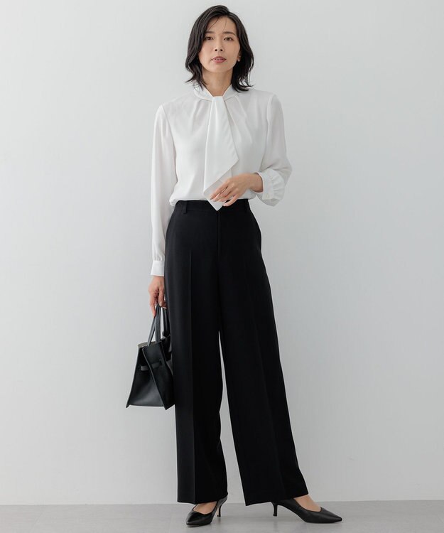 23区 【VIOLAd'ORO】イタリアンWフェイスレザー トートバッグ ブラック系