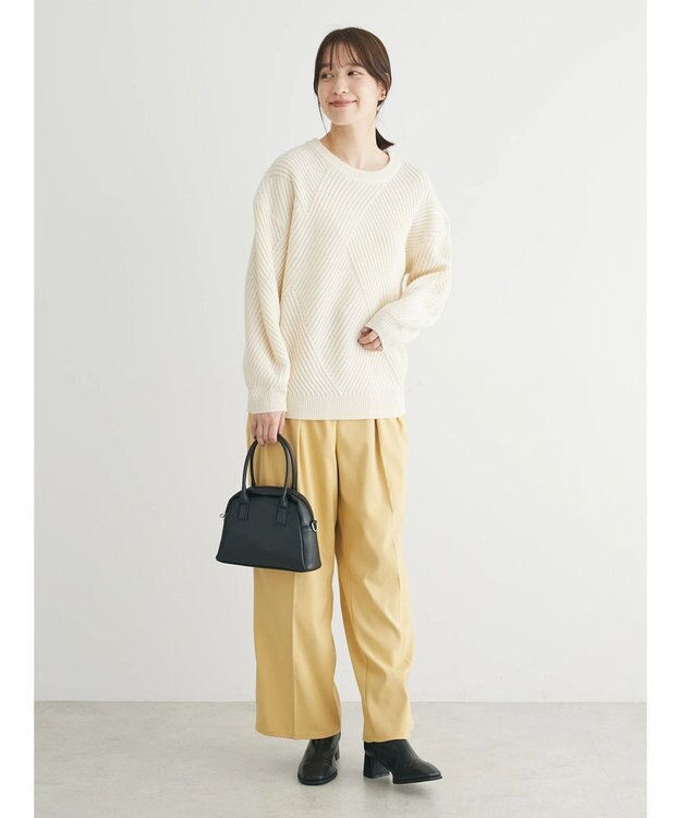 Green Parks ・Ｐｅｔｉｔ　Ｆｌｅｕｒ　ランダムキリカエニット Off White