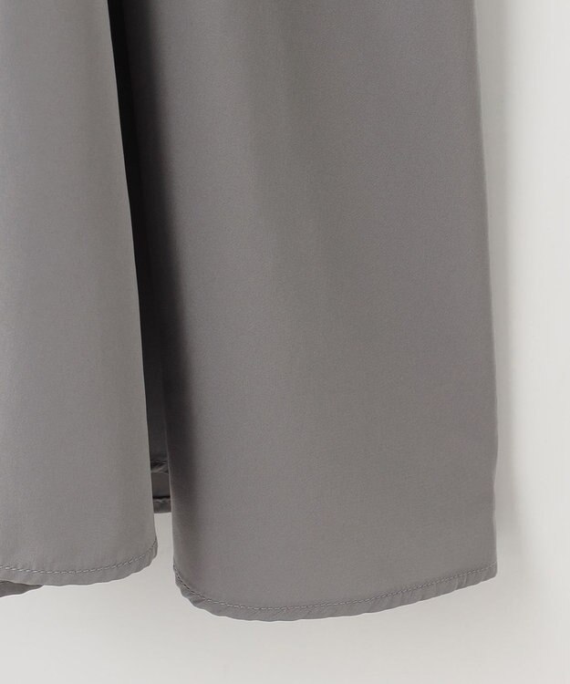 自由区 【カタログ掲載】ウールミラノ異素材 ワンピース グレー