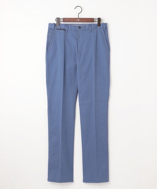 JOSEPH ABBOUD 【ウエストも伸びる！】オーガニックストレッチ パンツ ブルー系8