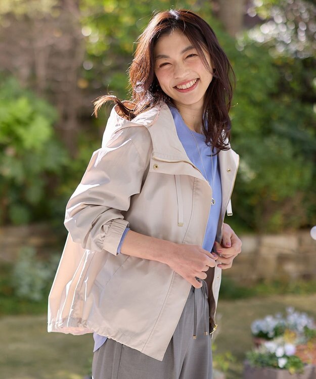 ANY 【撥水/UVカット/手洗い可】ラク映え撥水マウンパ エクリュ