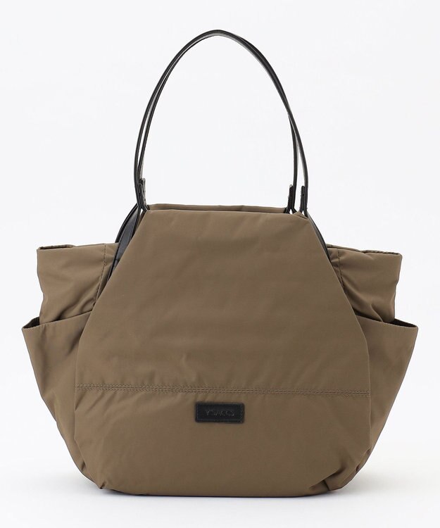 Y'SACCS 【MIPAN regen】ふんわりタックトート　Mサイズ カーキ