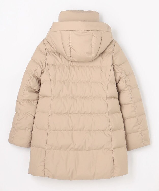 ANY L 【フード取り外し可能】楽映えリッチロング丈ダウン ベージュ