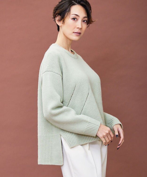 VERY11月号掲載】LIART / クルーネックニット / BEIGE, | ファッション