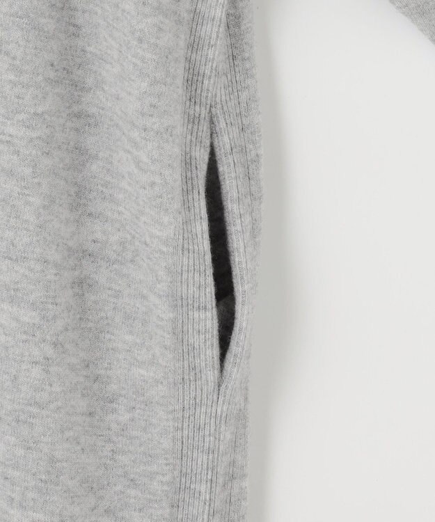 23区 【洗える】ウールカシミヤ ニットワンピース ライトグレー系