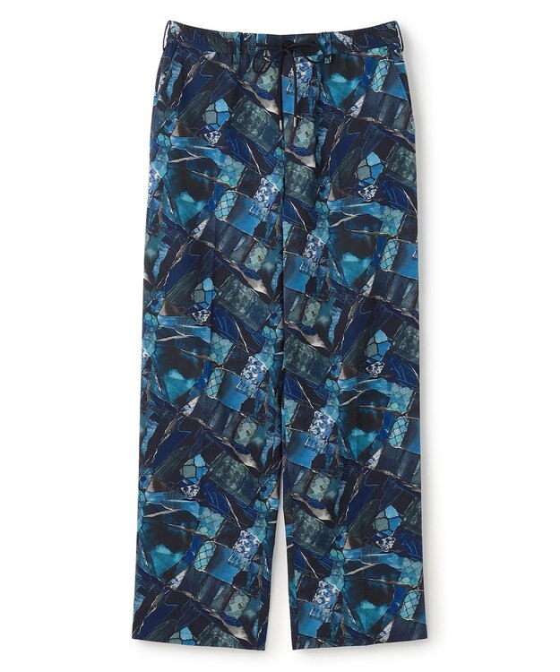 JOSEPH HOMME テクノボイルストレッチ ドロスト付きワイドストレートパンツ / HARRY CONVERTIBLE ブルー系5