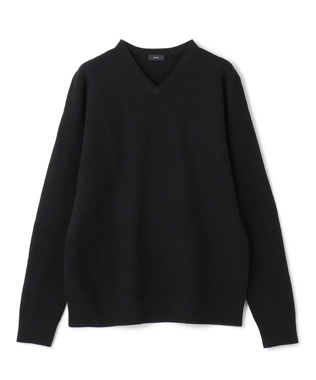 JOSEPH HOMME ライトアムンゼン　Vネックニット ブラック系