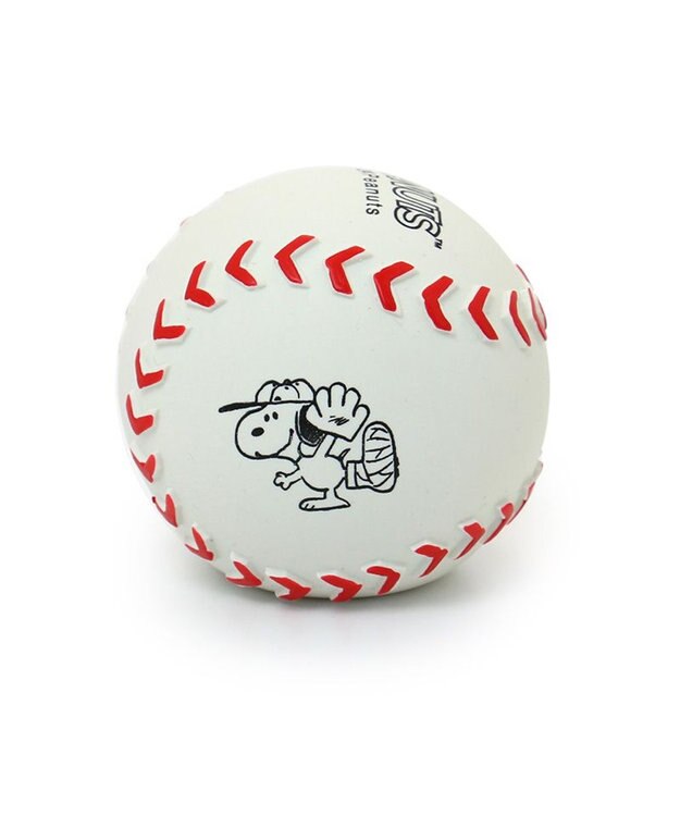 PET PARADISE スヌーピー 野球 ラテックストイ 小型犬 超小型犬 ホワイト