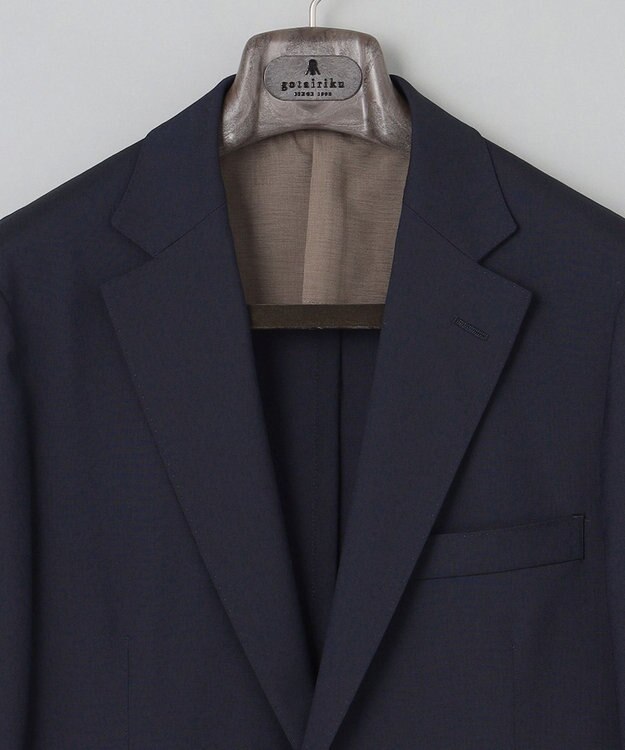 GOTAIRIKU セットアップ対応【防シワ/ストレッチ】ウォッシャブル ウールジャケット(24年モデル) ネイビー系