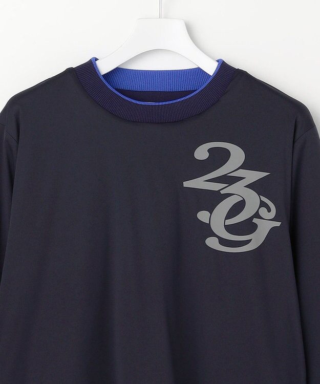 23区GOLF  【MEN】リバーシブルニット 防風裏地 2WAY ライトグレー系1