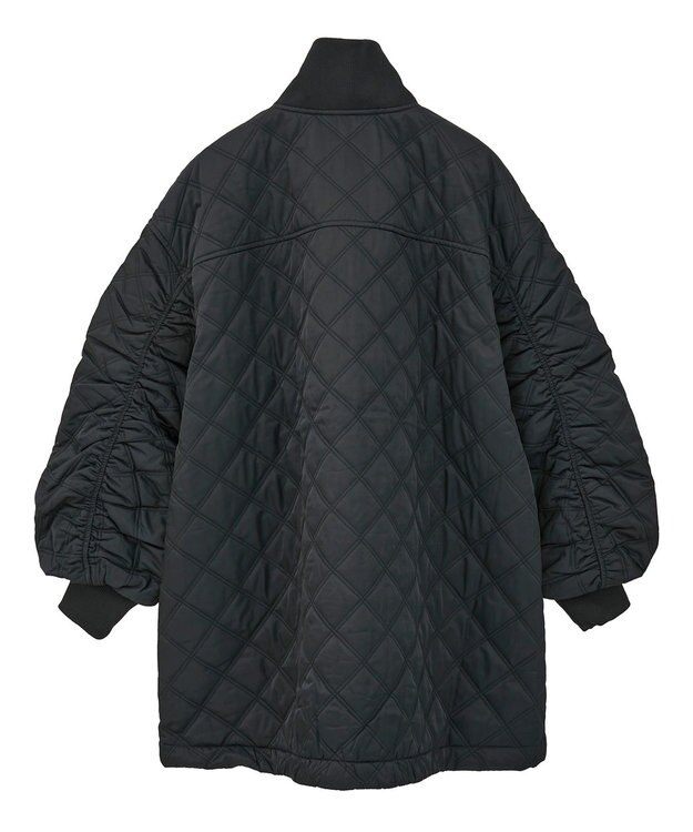 earth music&ecology キルティングバルーンコート Black