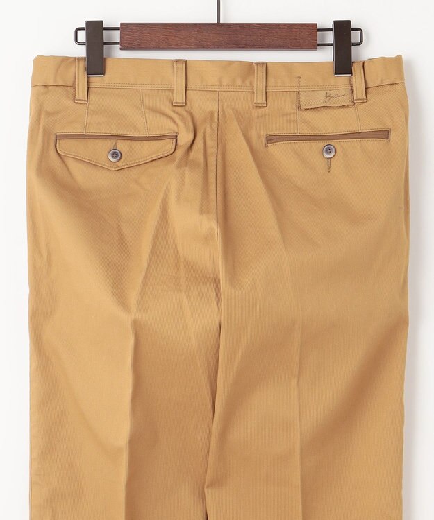 JOSEPH ABBOUD 【ウエストも伸びる！】オーガニックストレッチ パンツ ベージュ系8