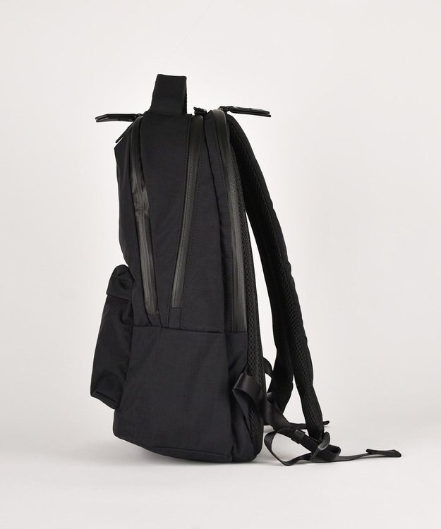 LA BAGAGERIE 【veganview】crinkle nylon backpack Msize ブラック