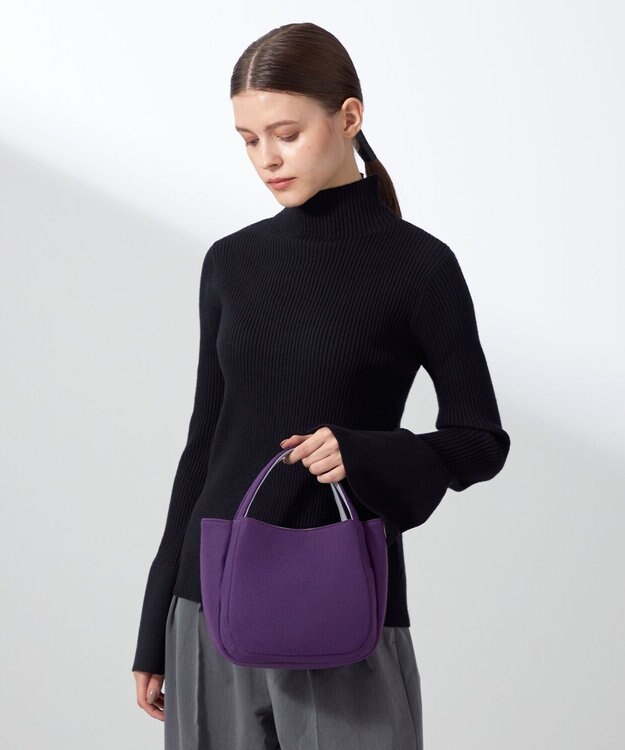 Y'SACCS フェルトトート　SSサイズ パープル