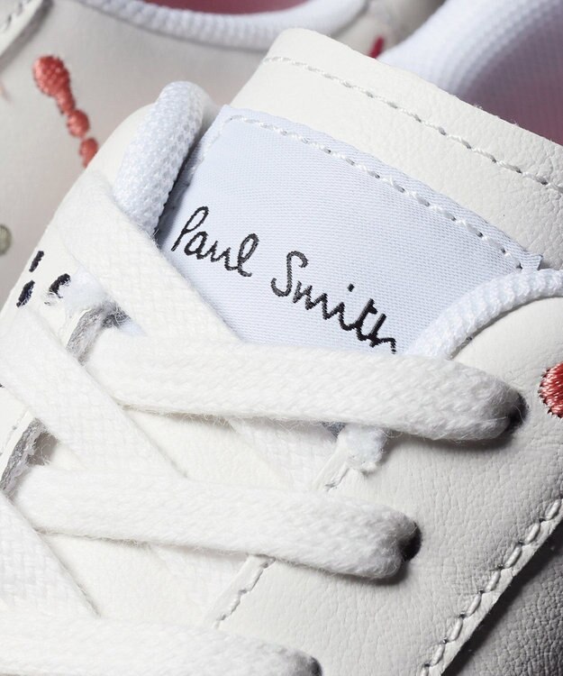 Paul Smith ペイントスプラッシュ スニーカー オフホワイト
