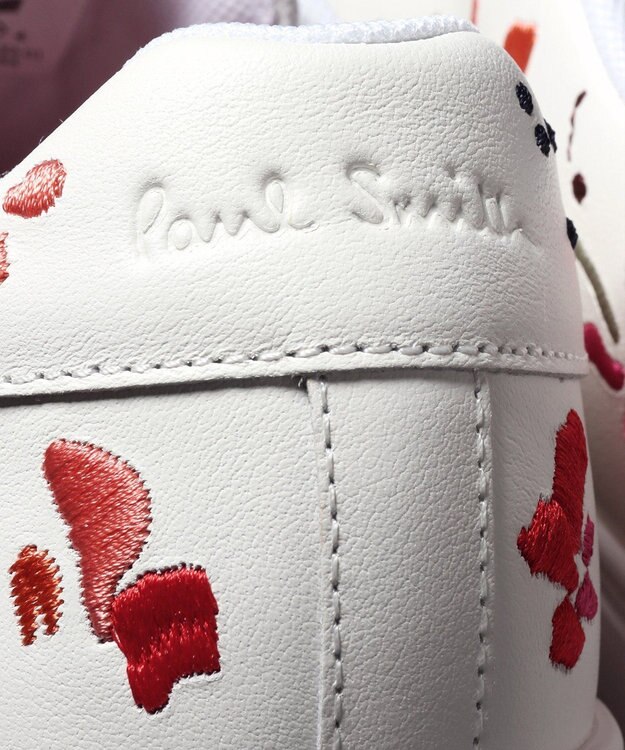 Paul Smith ペイントスプラッシュ スニーカー オフホワイト