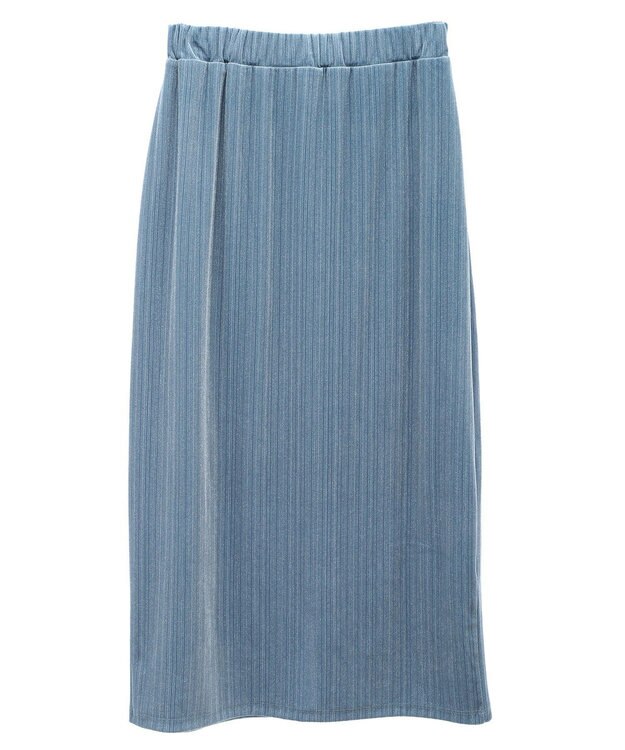 Green Parks ラメベロアＩラインスカート Brown