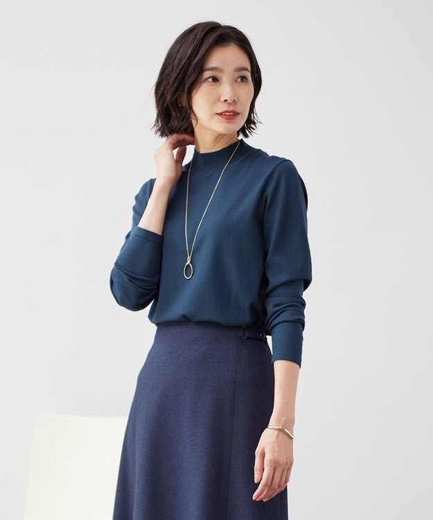  【洗える】PRINCE ハイネック ニット