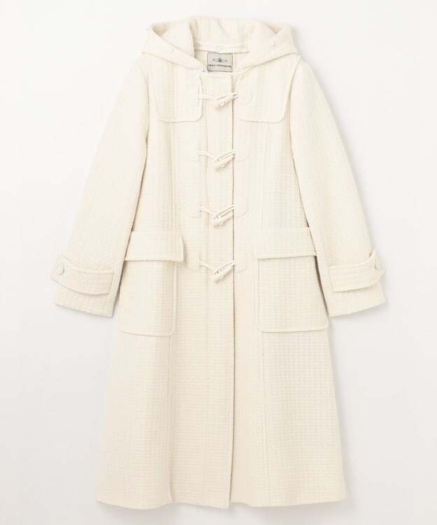 GRACE CONTINENTAL ファーフードダッフルコート キナリ