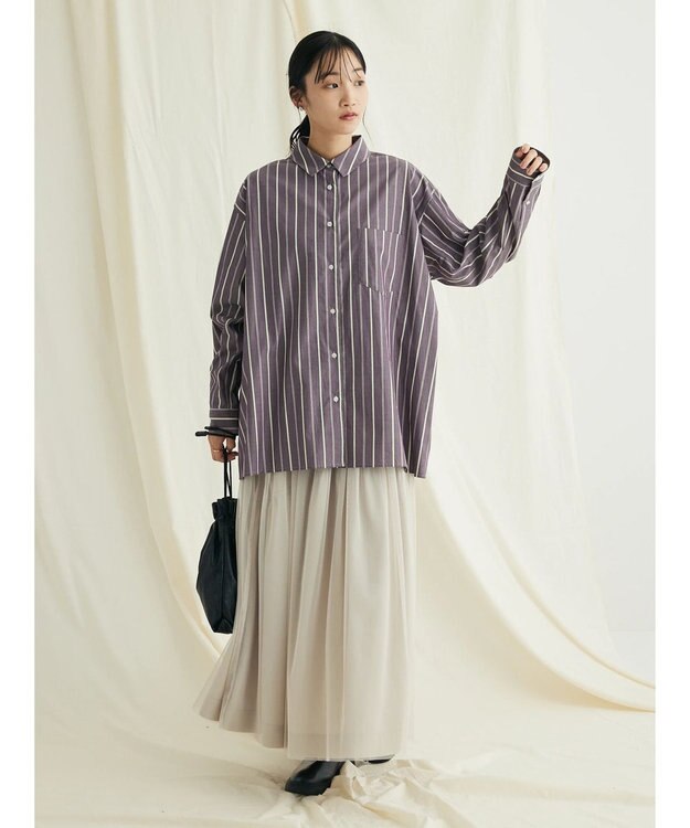 CRAFT STANDARD BOUTIQUE レギュラーカラーシャツ Purple