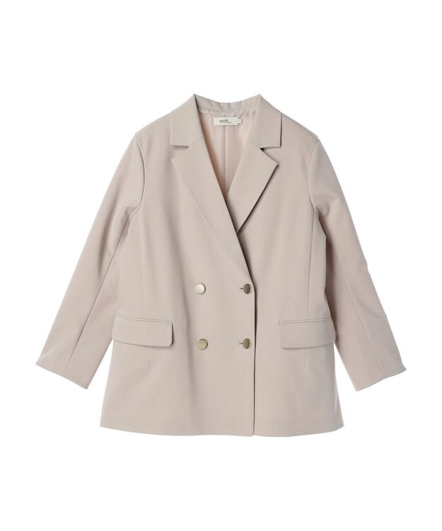 earth music&ecology ダブルテーラードジャケット Beige