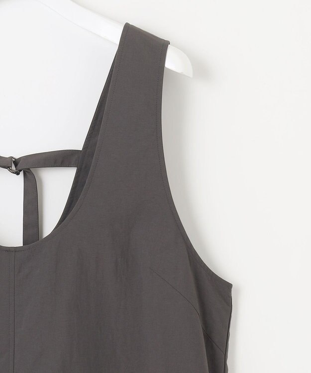 23区 S 【SLOW/一部店舗限定】UVカット/撥水/接触冷感 ナイロンタスランタフタ ワンピース グレー系