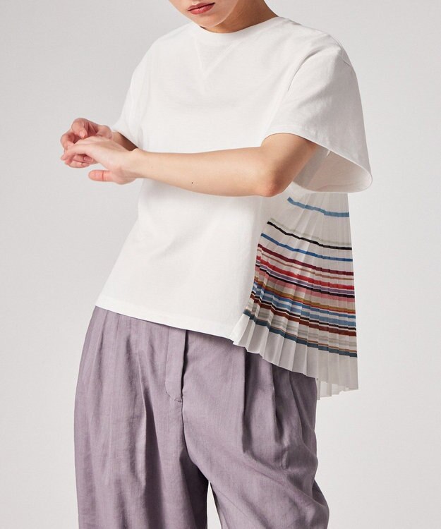 Paul Smith プリーツ コンビネーション カットソー マルチカラー