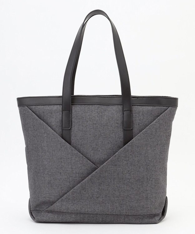 Y'SACCS リネンライク　イニシャルトート　Mサイズ ブラック