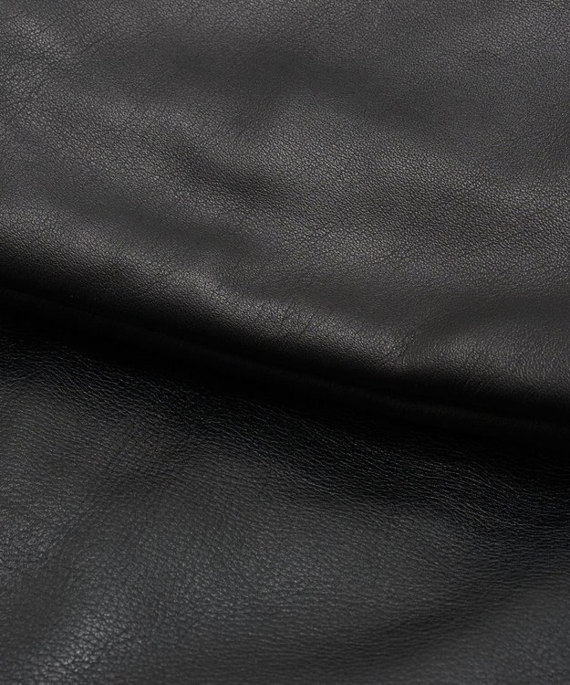 russet レザー巾着4WAYショルダーバッグ(CE-1454) Black