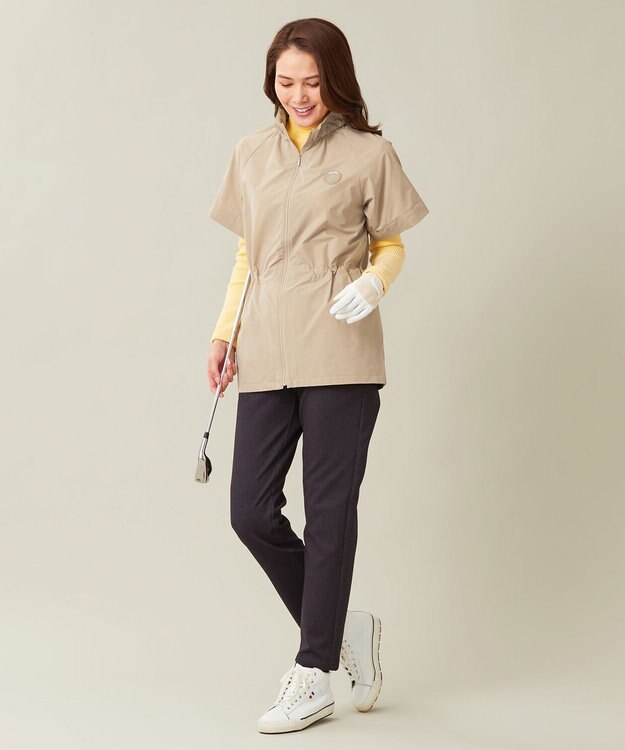 23区GOLF 【WOMEN】【ストレッチ】千鳥柄プリント パンツ ダークブラウン系5