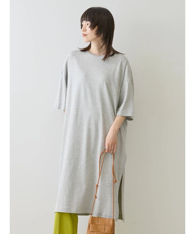 AMERICAN HOLIC サイドスリットカットワンピース2 Light Gray Mixture