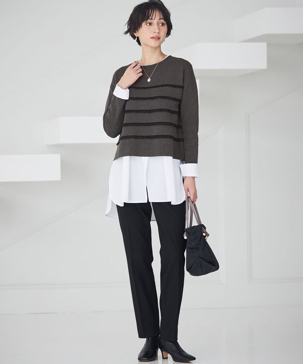 23区 VIOLAｄ’ORO ナイロン トート バッグ ブラック系