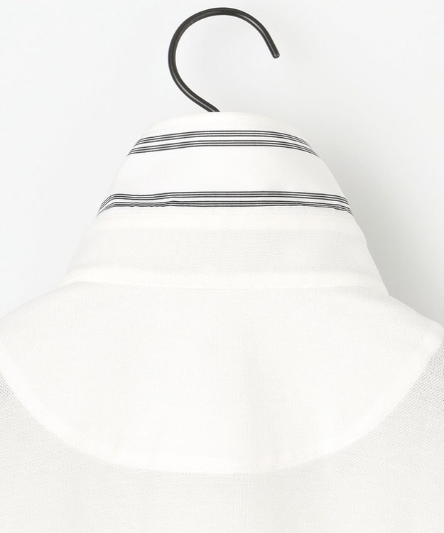 JOSEPH ABBOUD MOUNTAIN 【速乾】WEB/一部店舗限定  シャンブレーポロシャツ ホワイト系