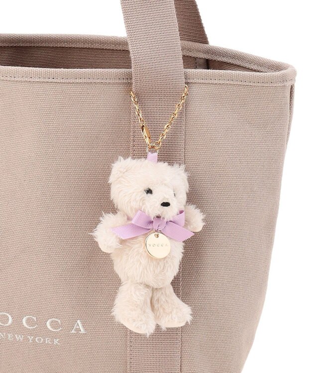 TOCCA 【ぬいぐるみチャーム付き】TOCCA AMICO CANVAS TOTE キャンバストート ベージュ系