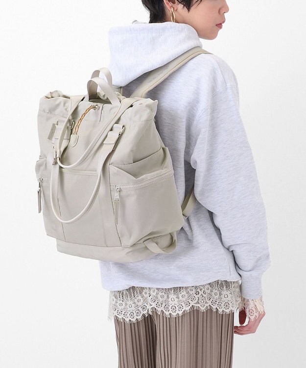 ACE BAGS & LUGGAGE W&.Day/Night アワイ 2WAYトート A4サイズ 13.3インチPC収納 20501 ダブルアンドデイナイト アイボリー