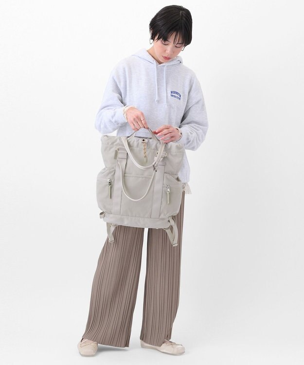 ACE BAGS & LUGGAGE W&.Day/Night アワイ 2WAYトート A4サイズ 13.3インチPC収納 20501 ダブルアンドデイナイト アイボリー