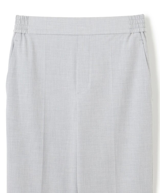 UNFILO マイビューティ テーパードパンツ ライトグレー