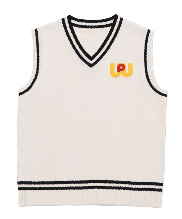 WEGO 【SCHOOLITEM】ワールドペガサスコラボベスト オフホワイト